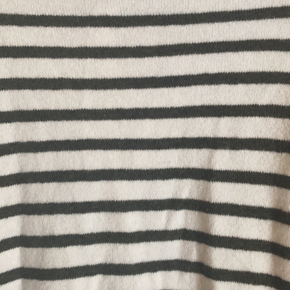 NTW MADEWELL WRAPFRONT SWEATER IN ELTHORNE STRIPE - Picture 9 of 10